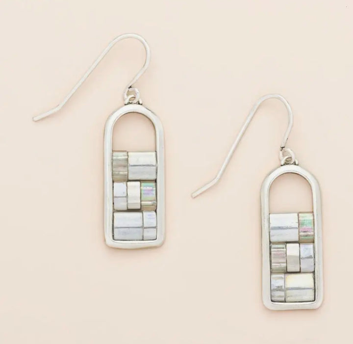 Good Karma Miyuki Frame Earrings