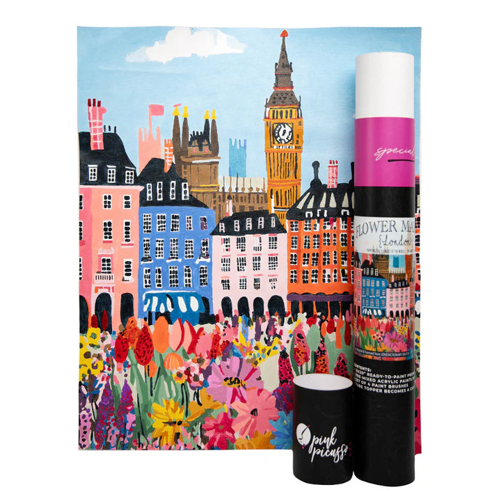 Flower Market Paint-by-Numbers Kit