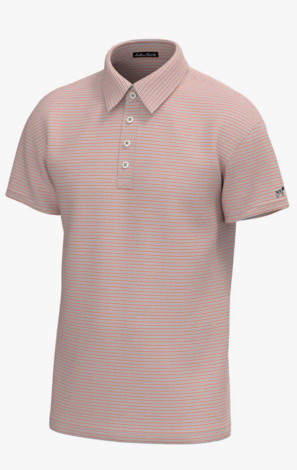 Coastal Sunset Stripe Polo