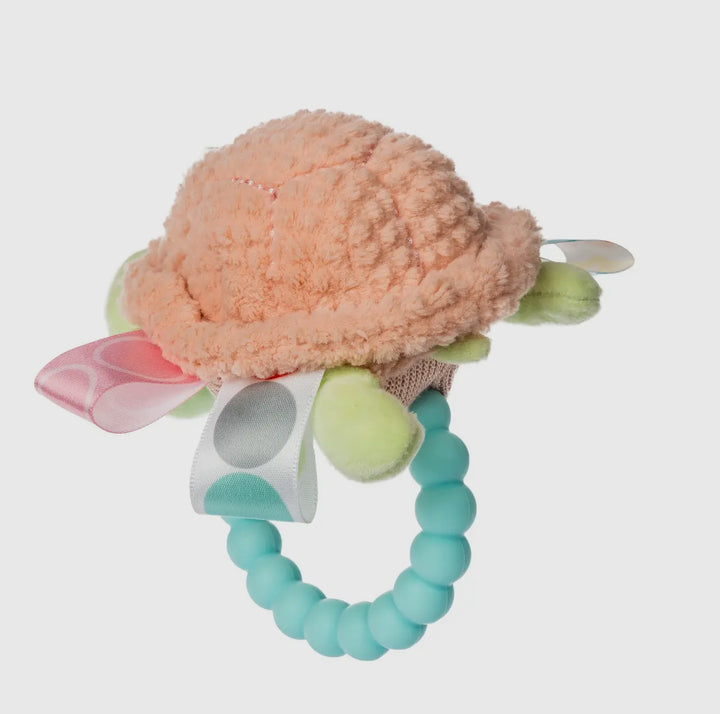Turtle Taggie Teether Rattle