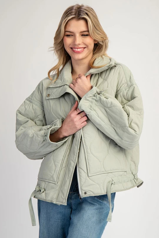 The Sage Chalet Quilted Jacket