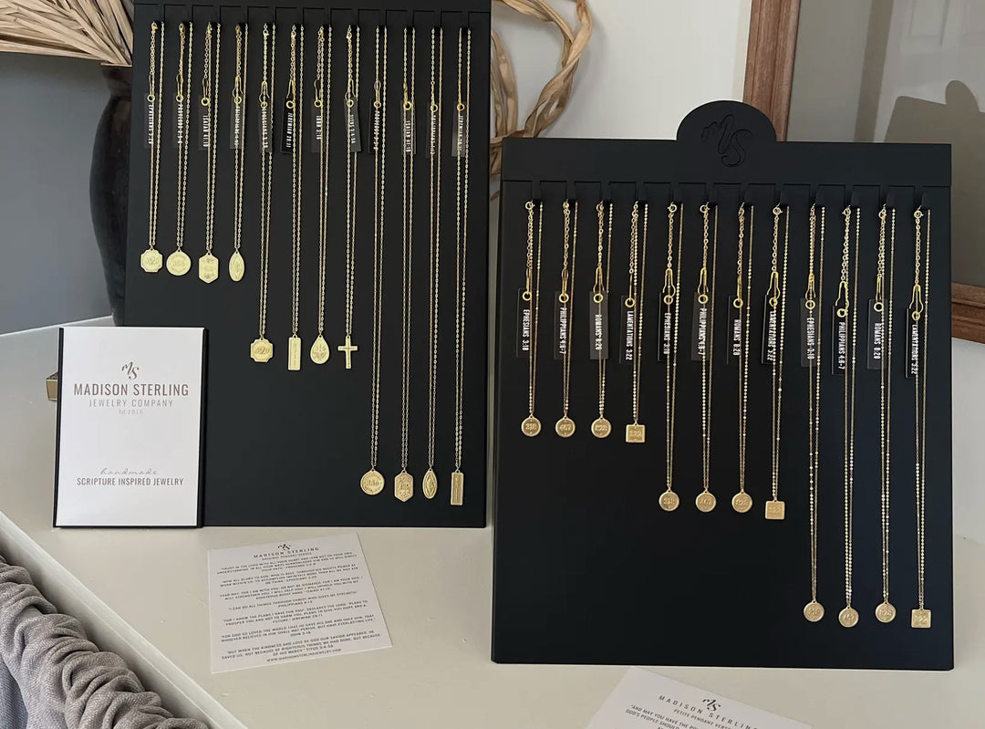 Madison Sterling Gold Pendant Necklace