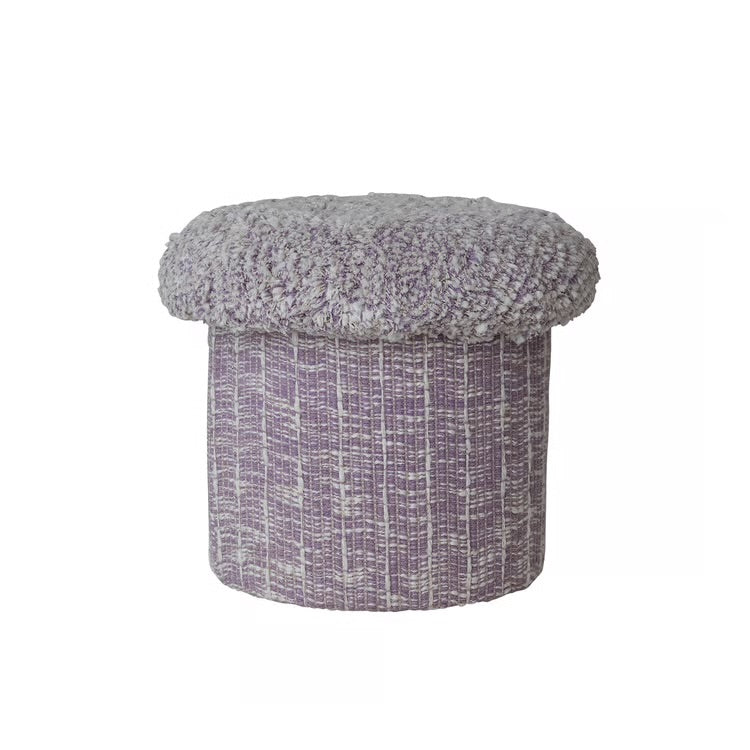 Lavender Loom Accent Stool