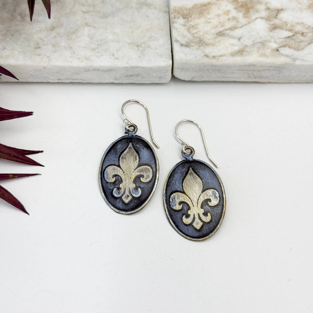 Silver Patina Earrings
