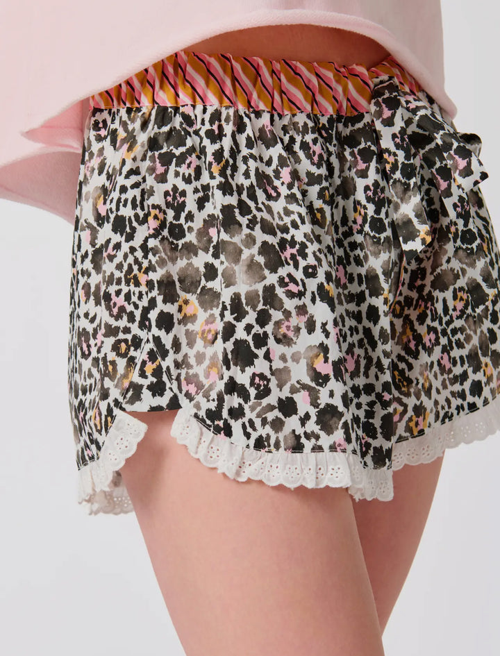 Lazy Leopard Lounge Shorts
