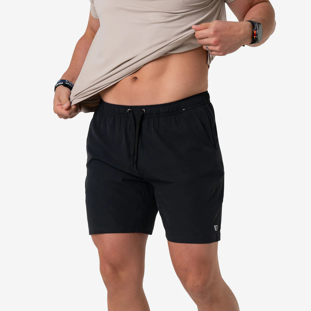 Wear ‘Em Everywhere Shorts – Black Retro Camo