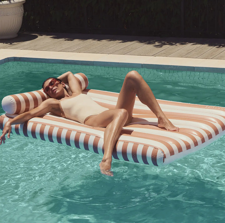 Tierra Clay Stripe Luxe Lilo Float