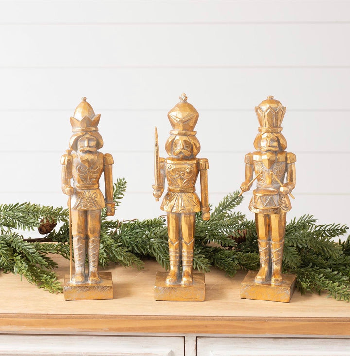 Regal Gold Nutcracker Figurines