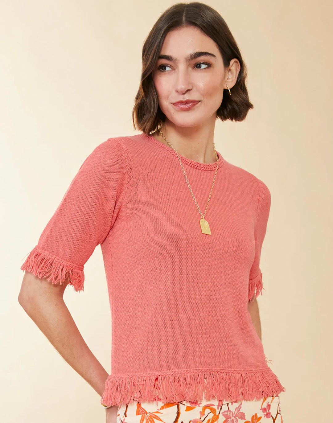 Sofia Fringe Top