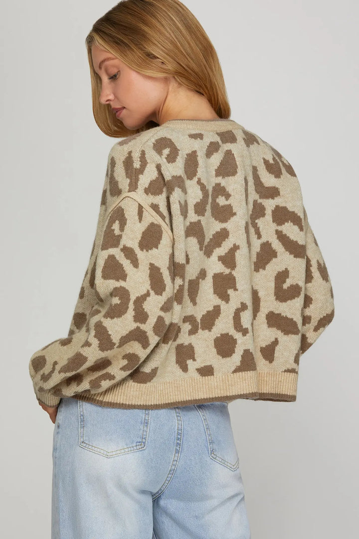 Wild at Heart Tie-Front Cardigan