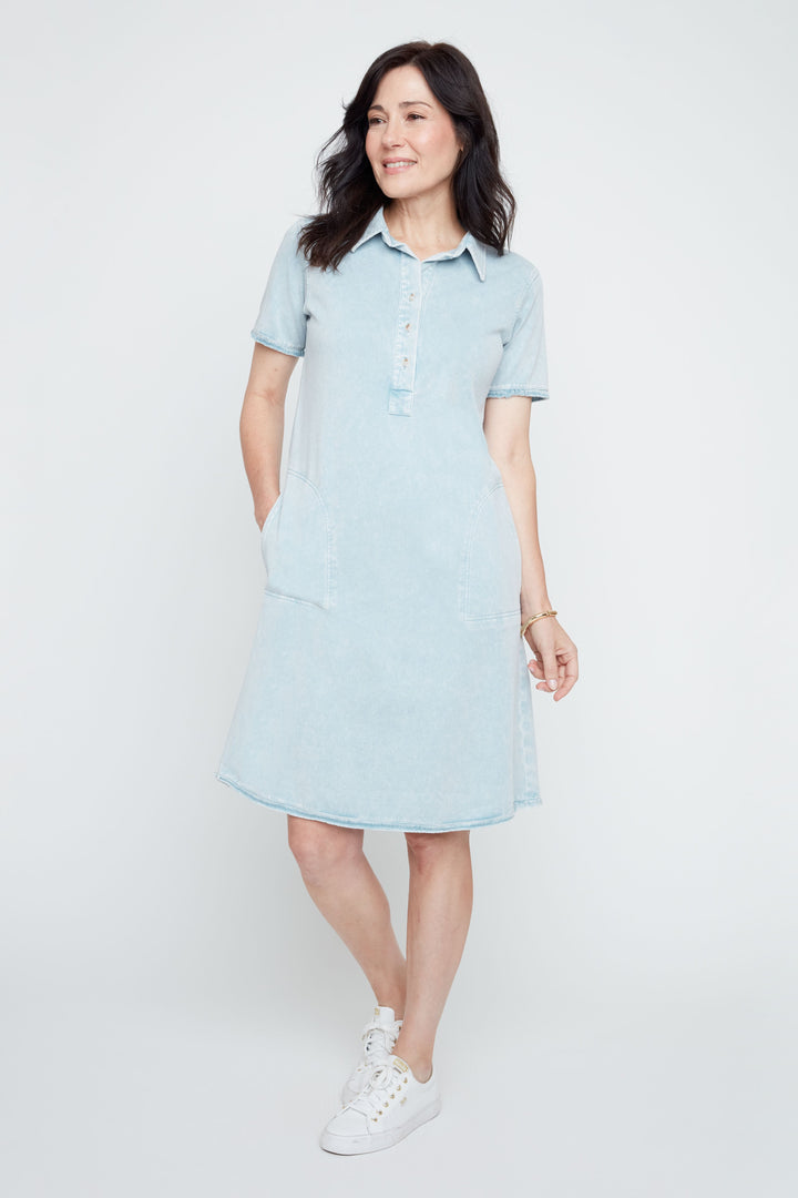 Seabreeze Soft Denim Shirt Dress