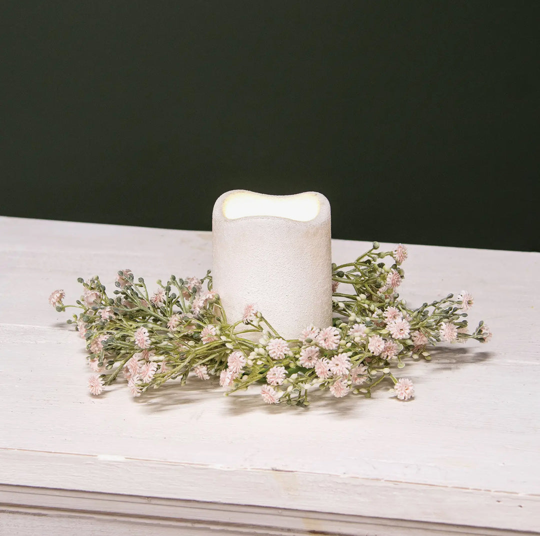 Blush Bloom Candle Ring