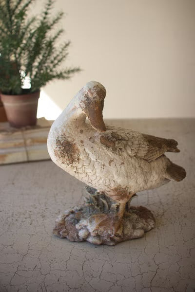 Faux Concrete Garden Ducks