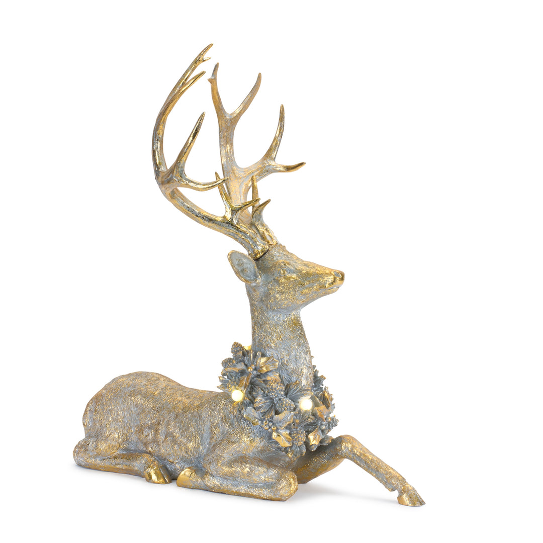 Golden Glow Resting Deer