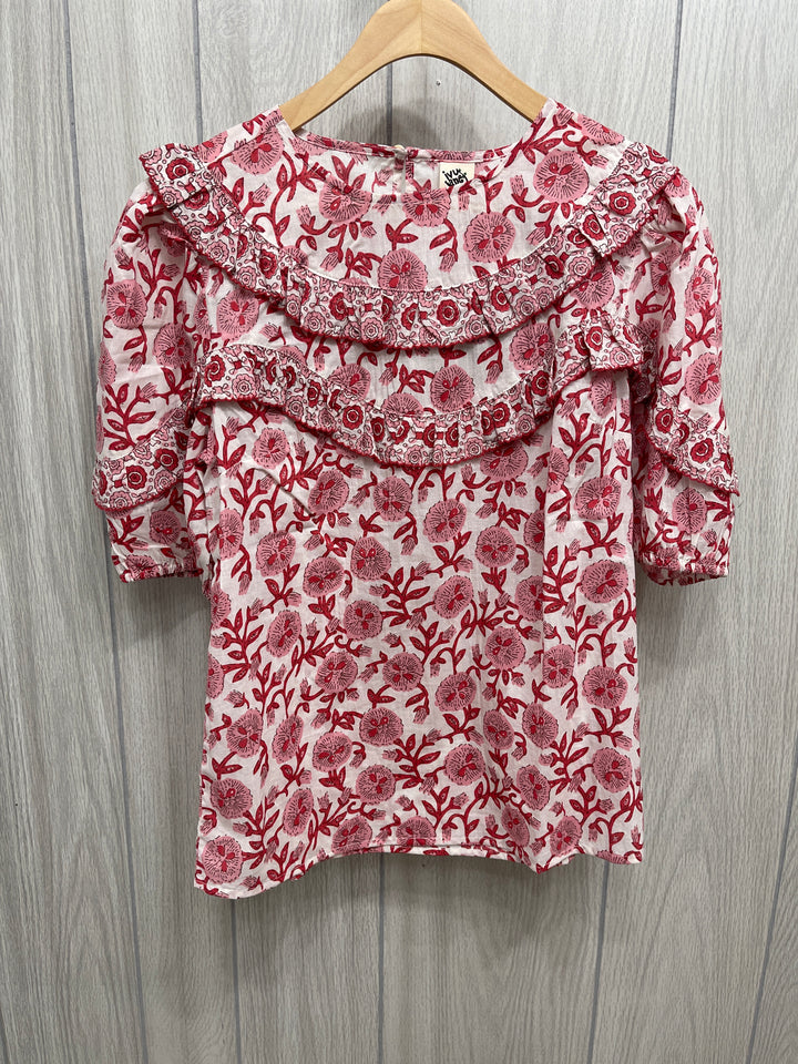 Scalloped Blooms Top