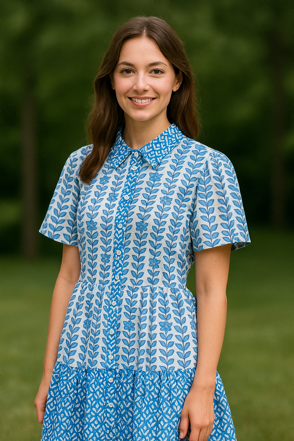 Summertime Blues Dress