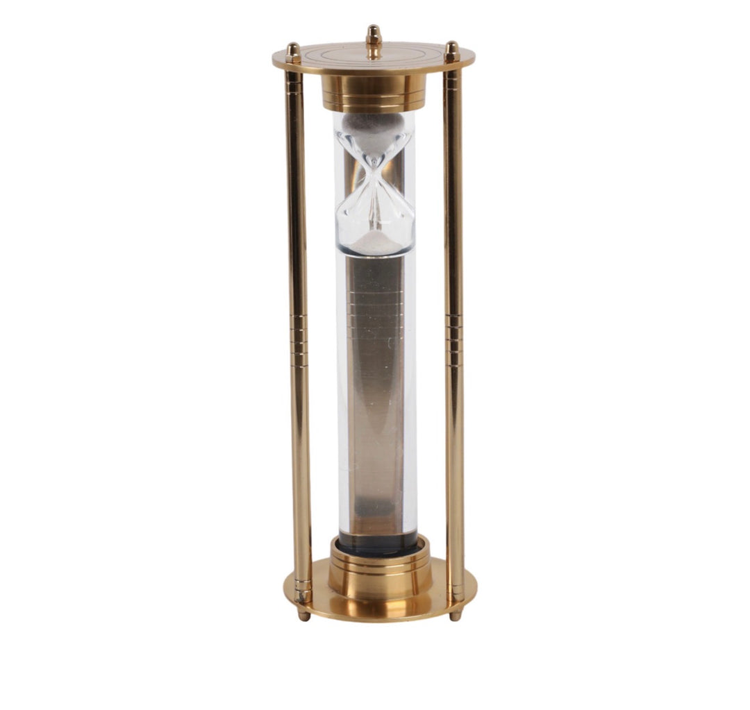 Aurelius Brass Hourglass