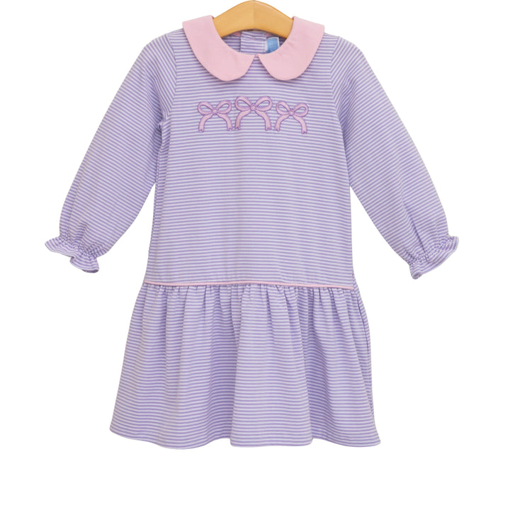 Sweet Bow Stripe Dress