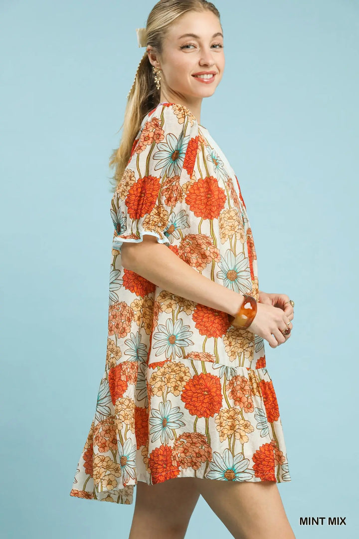 Petal Parade Swing Dress