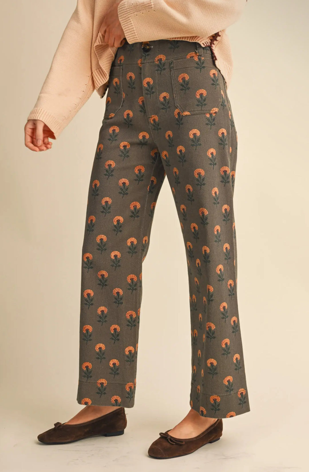 Harvest Bloom Wide Leg Pants