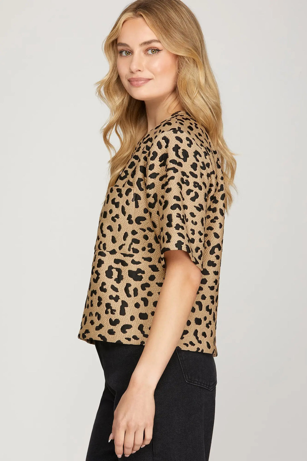 Luxe Spots Knit Top