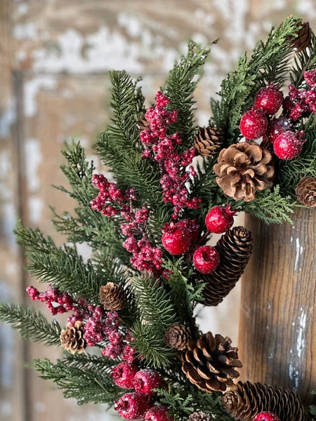 Winterberry Evergreen Wreath