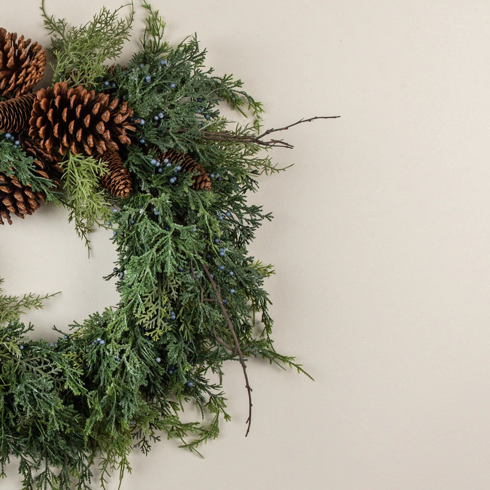 Woodland Cedar & Berry Wreath
