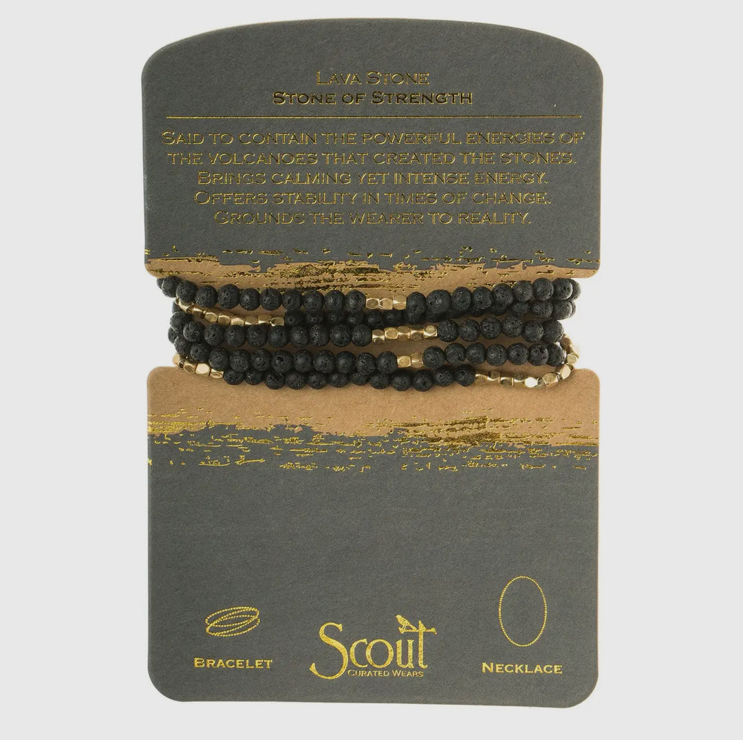 Stone Wrap Bracelet/Necklace