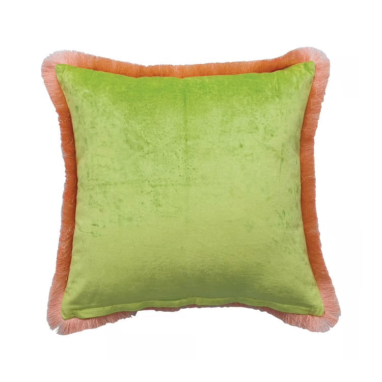 Citrus Pop Fringe Pillow