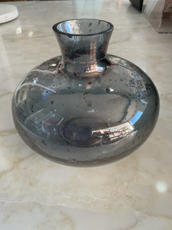 Smoked Glass Vase