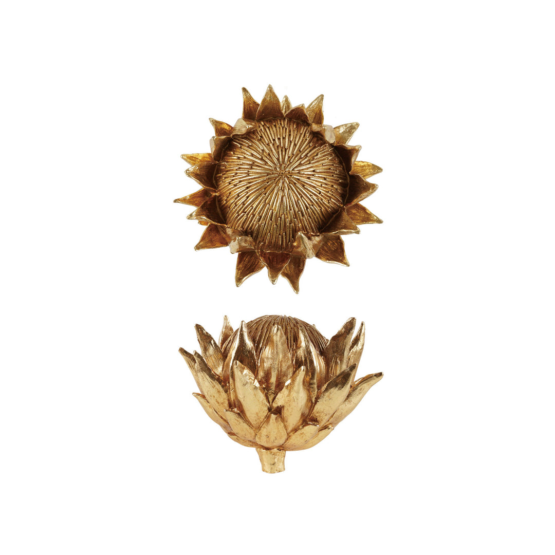 Gilded Artichoke Decorative Accent