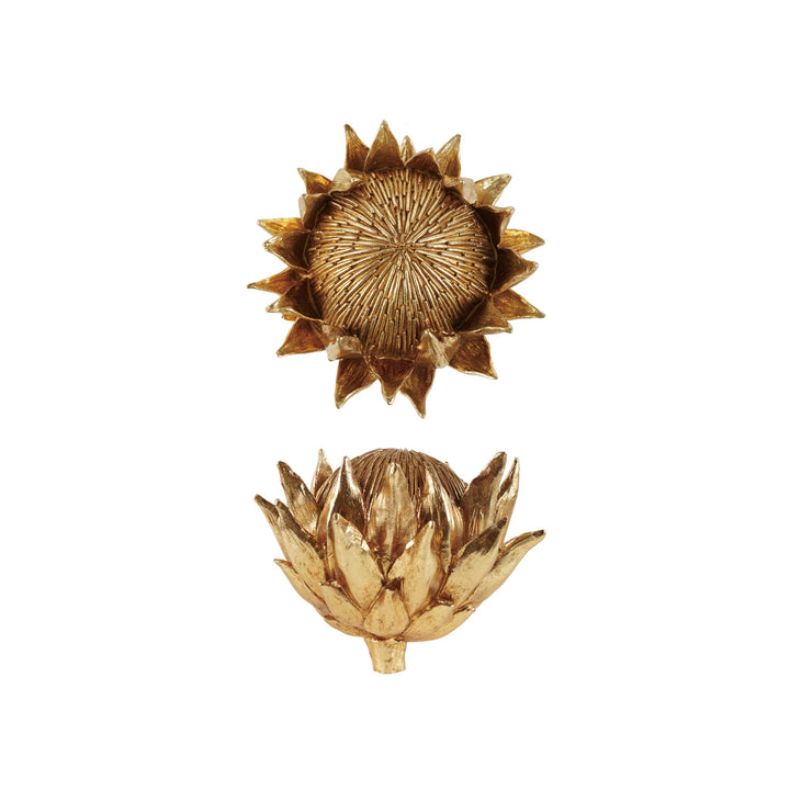 Gilded Artichoke Decorative Accent