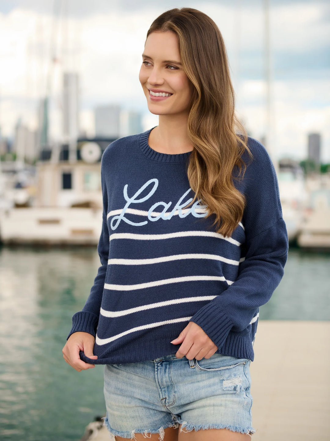 Lakefront Stripe Sweater
