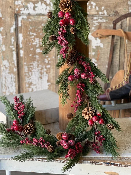 Winterberry Pine Garland