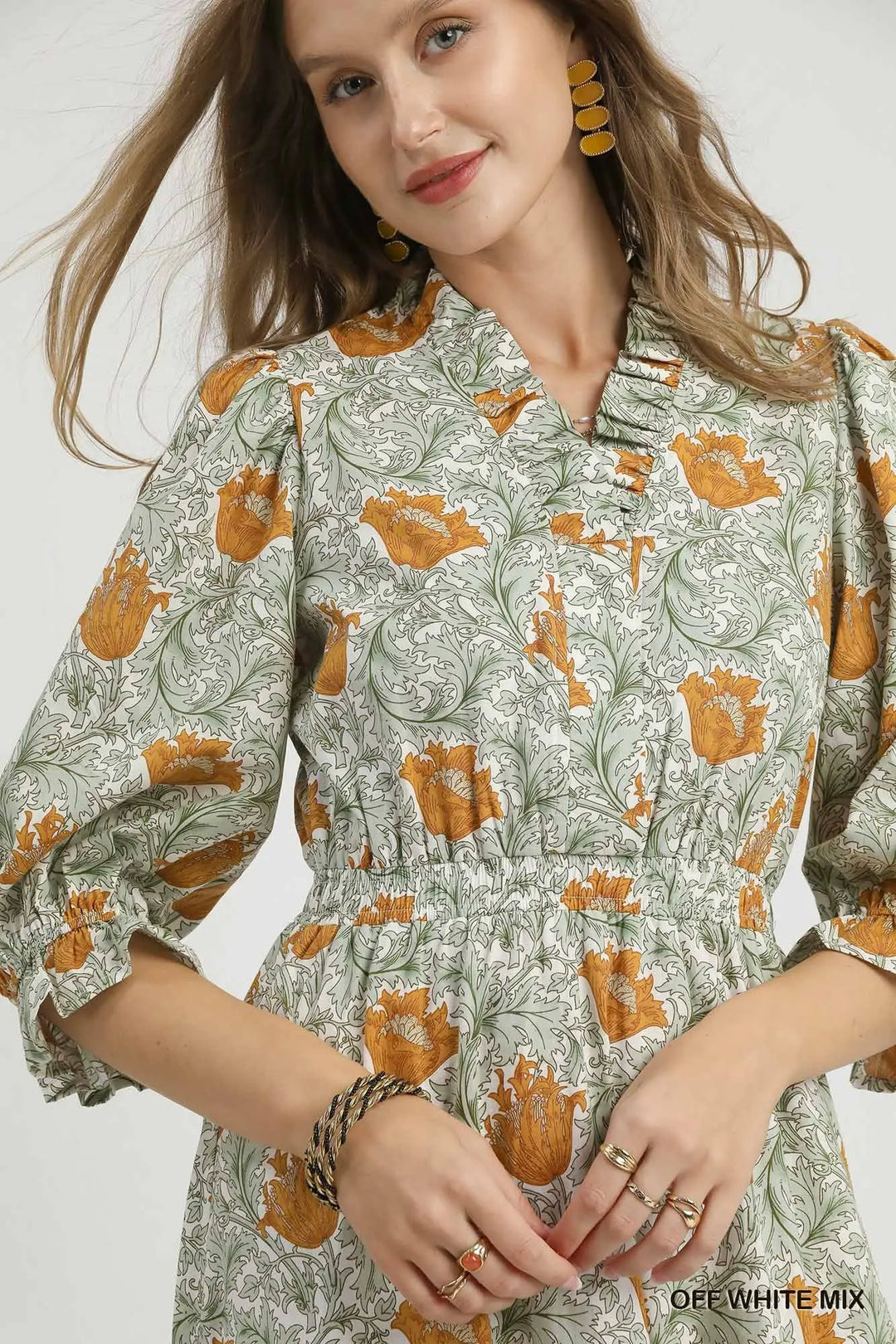 Sunflower Bloom Midi Dress