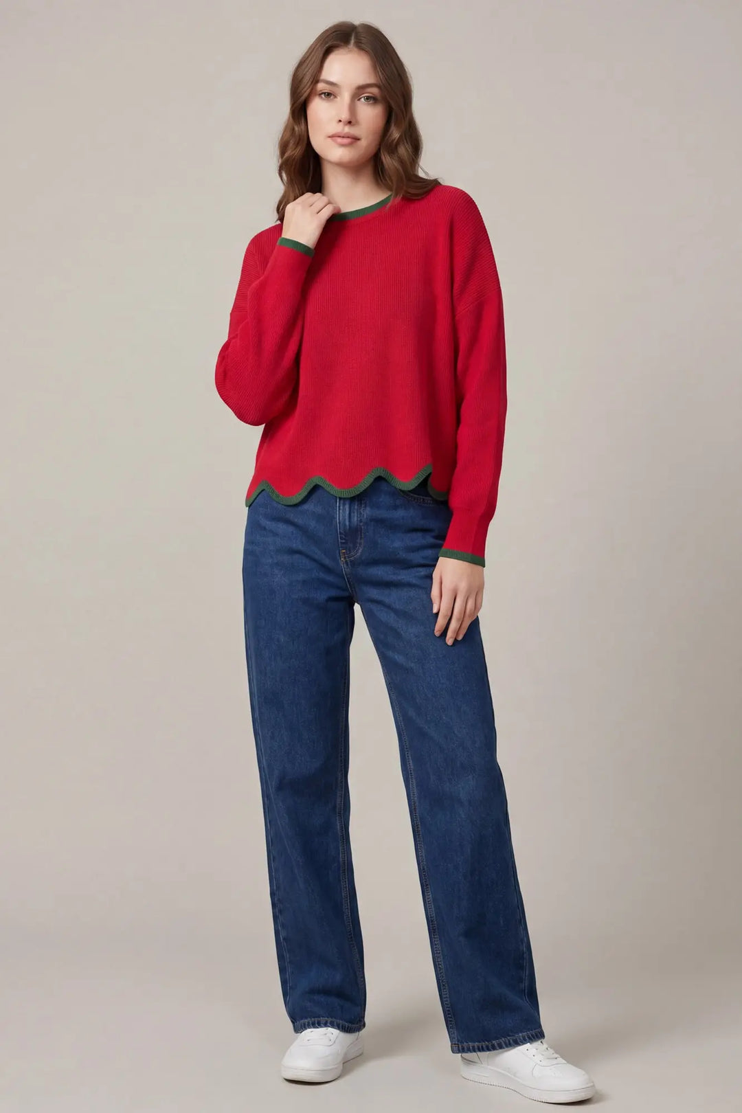 The Merry Scallop Sweater