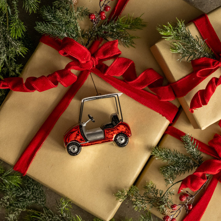 Christmas Golf Cart Ornament