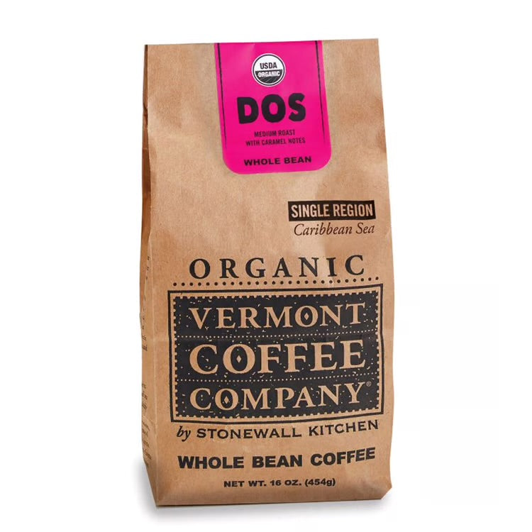 Organic Dos Caribbean Whole Bean Coffee – 16oz