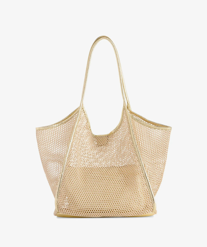 Sandra Metallic Tote Set