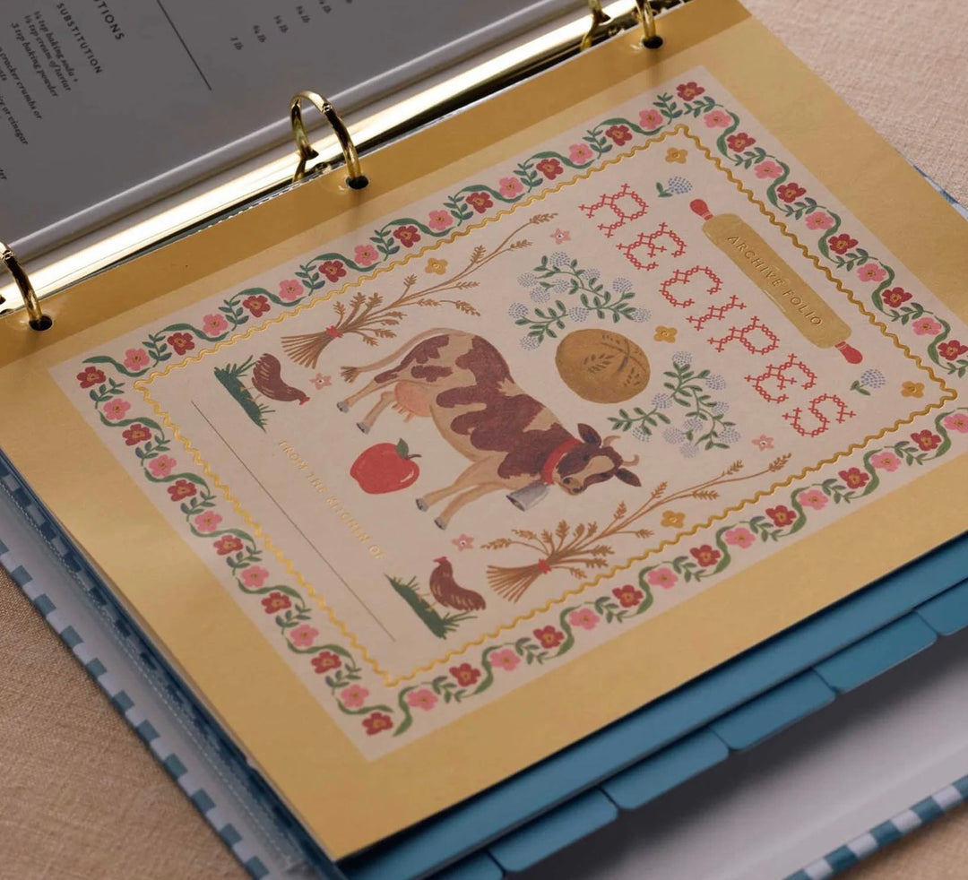 Farmhouse Keepsake Recipe Binder