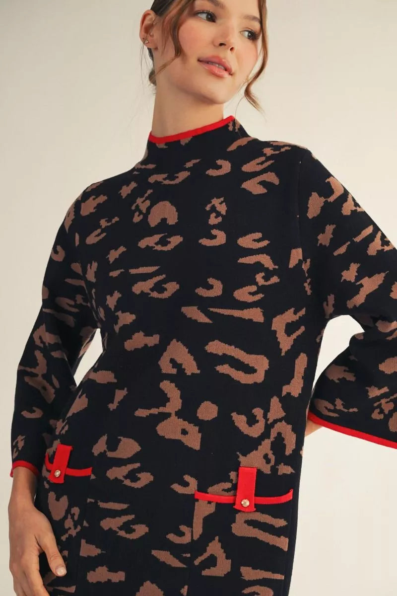 The Riviera Leopard Shift Dress