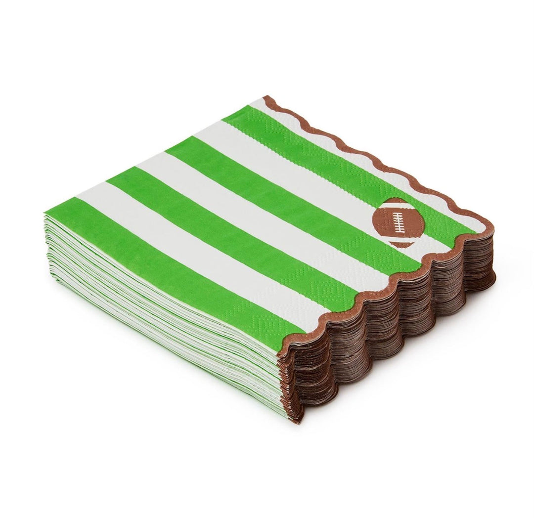 Touchdown Stripe Party Napkins