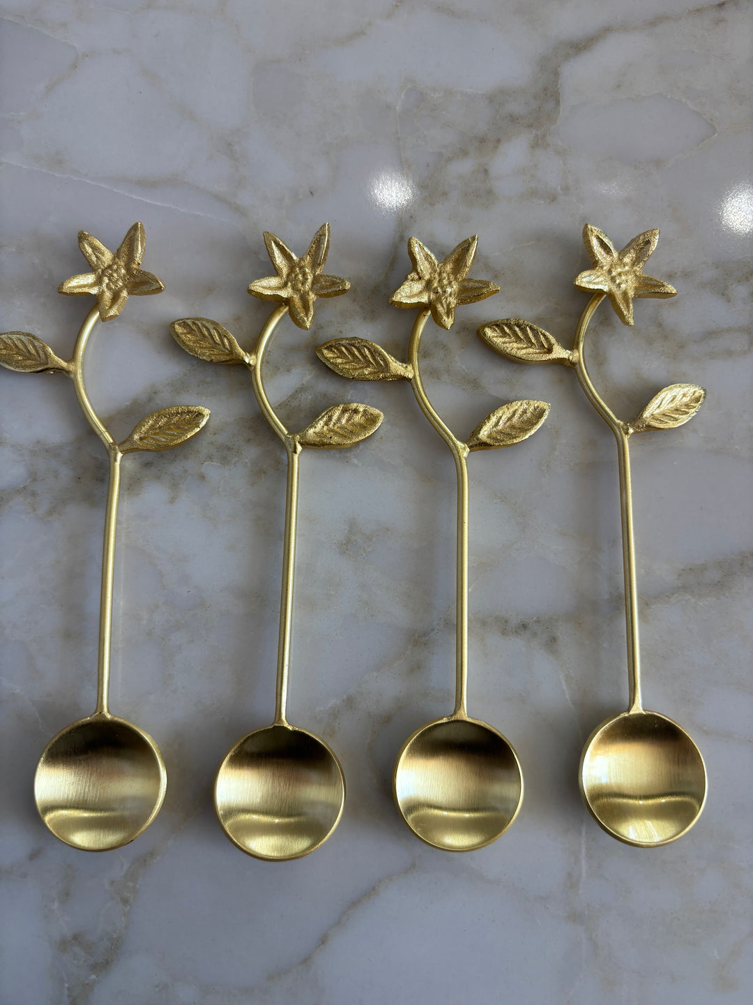 Golden Garden Stirring Spoon Set