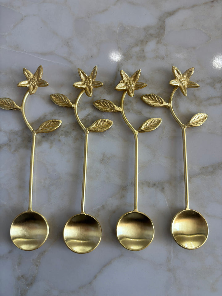 Golden Garden Stirring Spoon Set