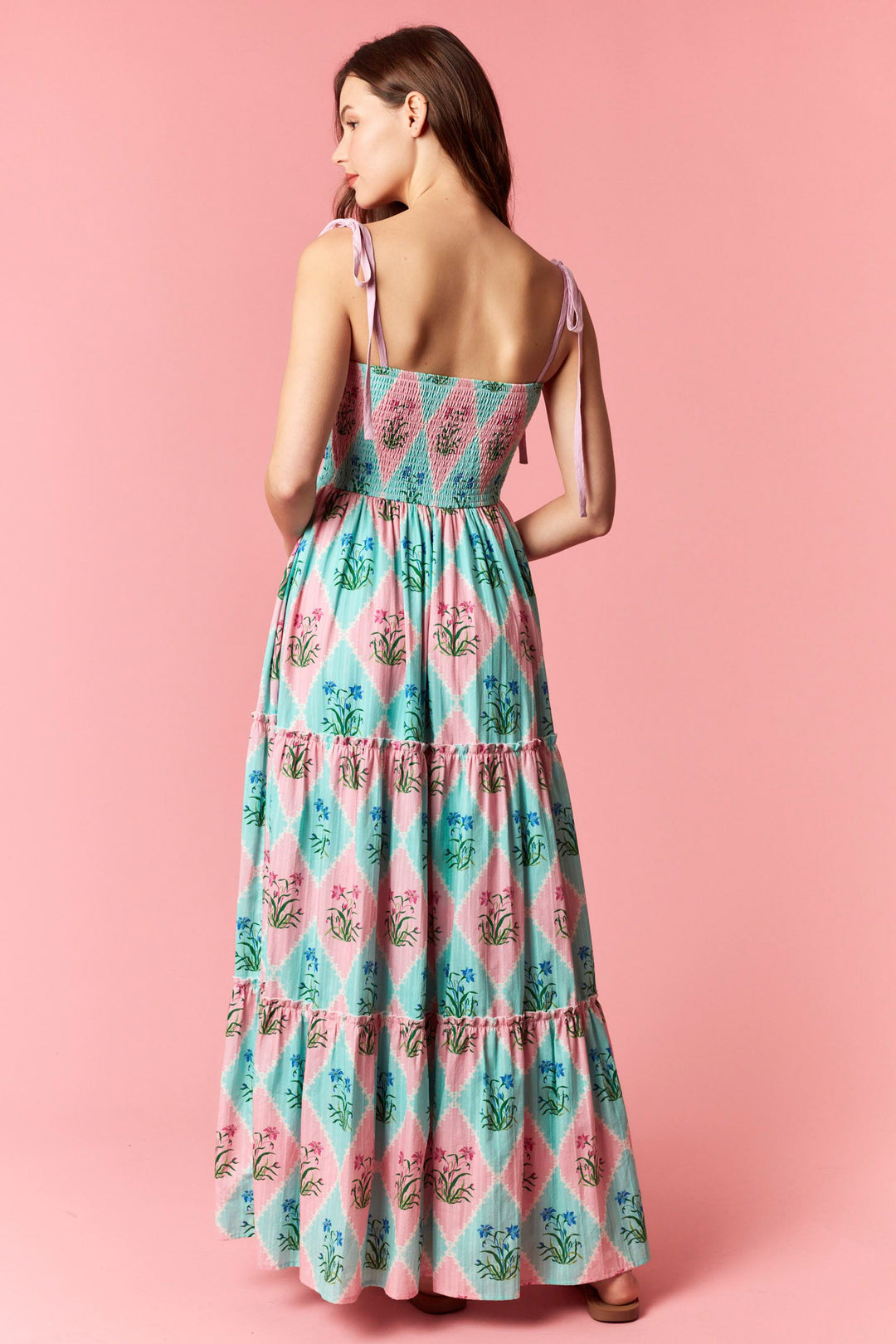 Pink Garden Party Maxi Dress