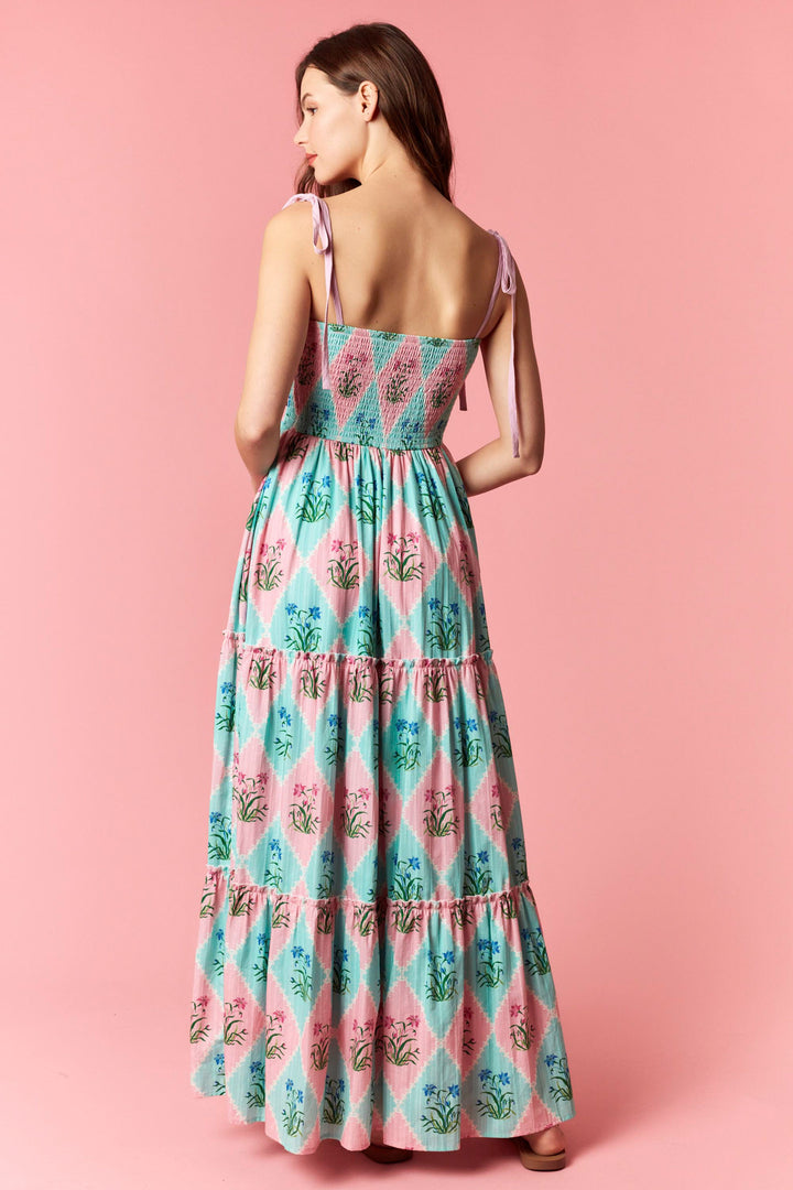 Pink Garden Party Maxi Dress