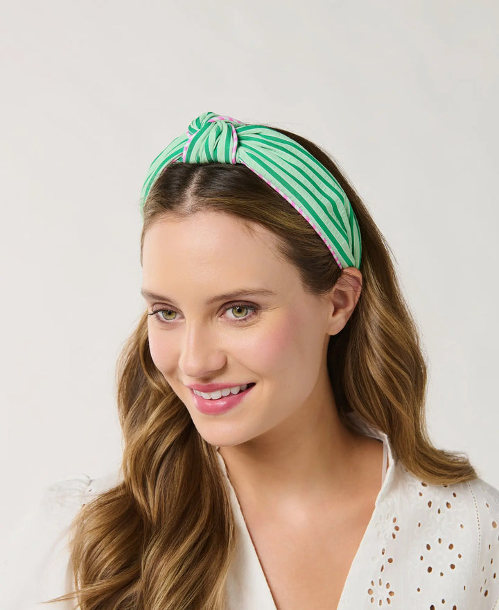 Palm Stripe Knot Headband