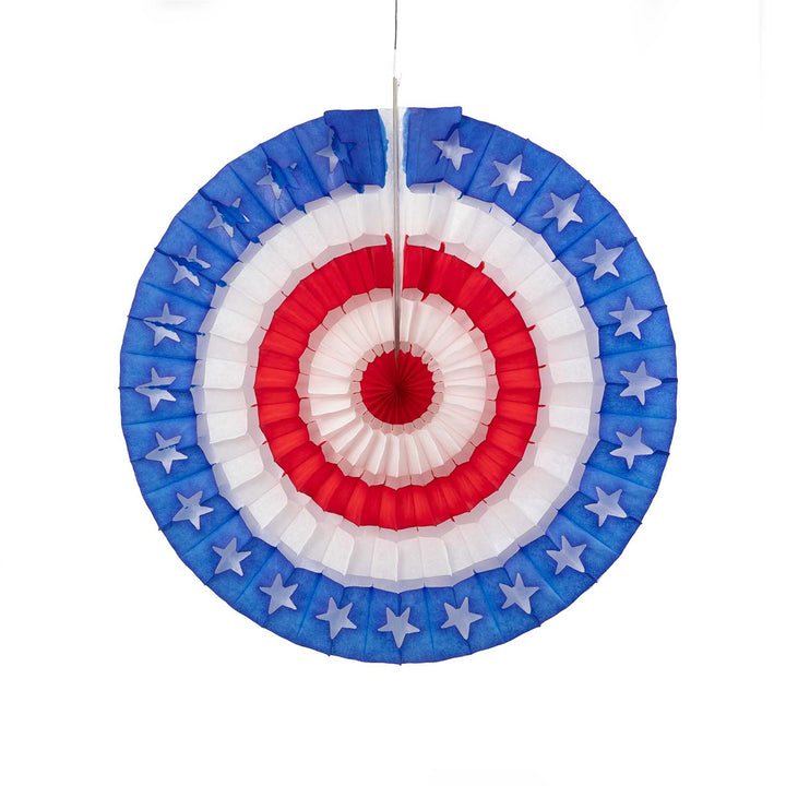 Patriotic Star Fan Decoration