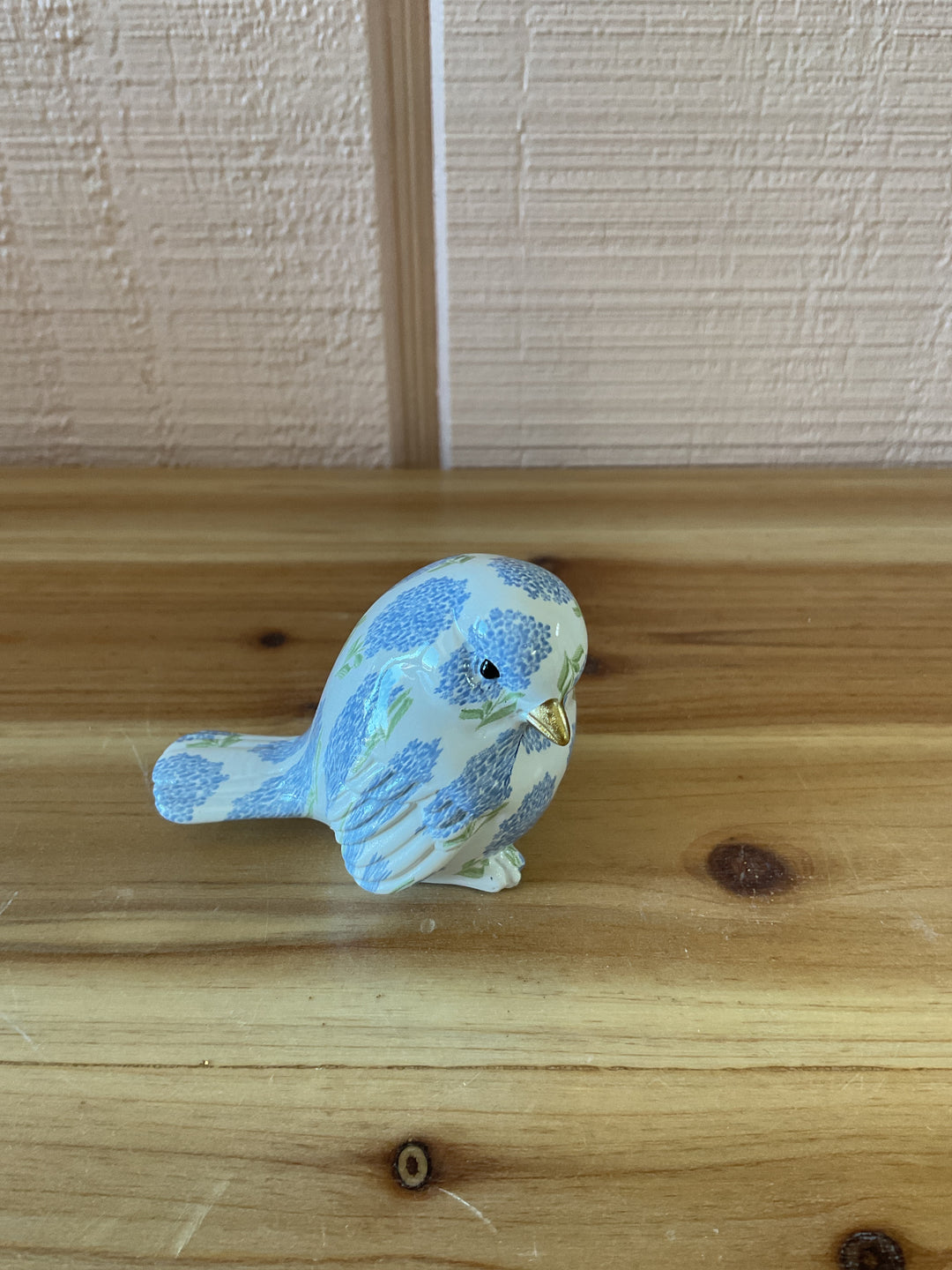Blue Hydrangea Bird