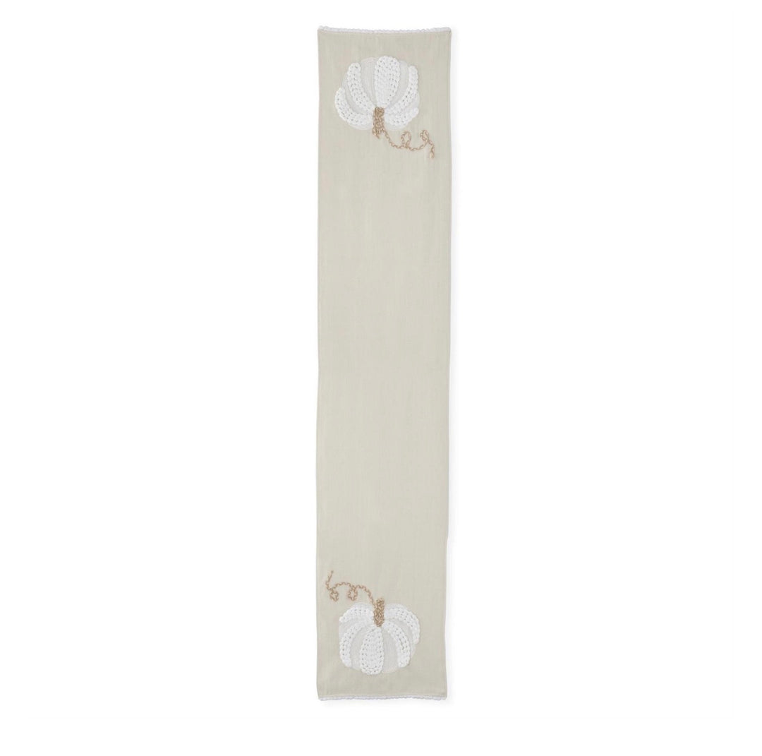 Ivory Pumpkin Vine Table Runner